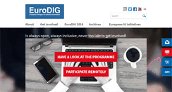 Desktop Screenshot of eurodig.org