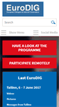 Mobile Screenshot of eurodig.org